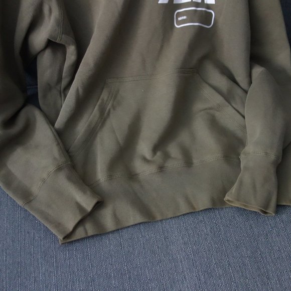 Nike Olive Hoodie Size L - Picture 2 of 13